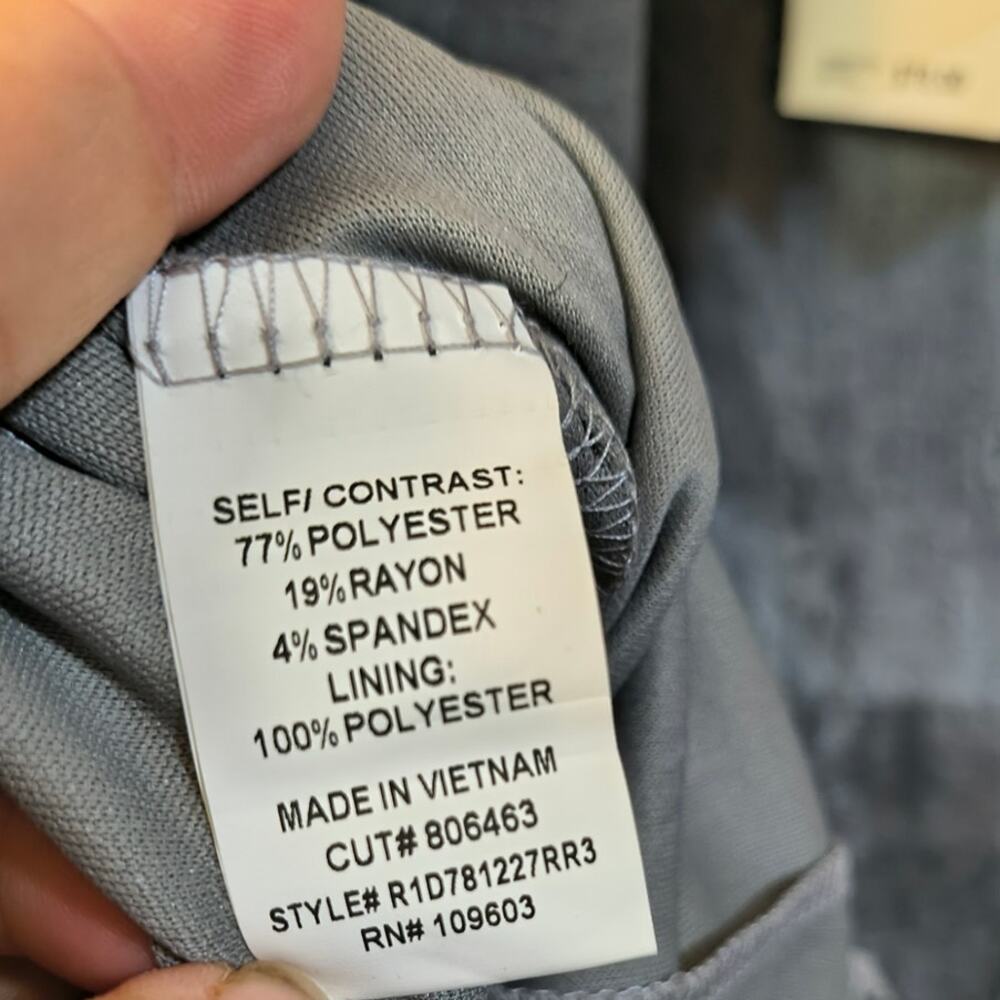 Rabbit Rabbit Rabbit Designs Ruffle Gray Sheath Dress 12 - Picture 5 of 7